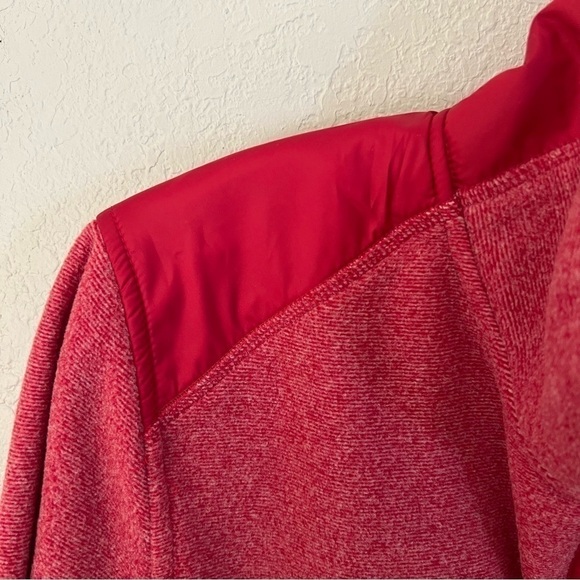 New with tags Cutter & Buck red fleece full zip sweater jacket L Spark Systems. - Picture 9 of 15